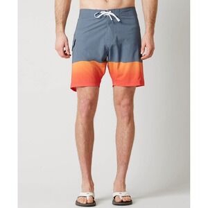 Vissla Swim Board Shorts Mens 36 Upcycled Stretch Surf Vacation Beachy Quick Dry